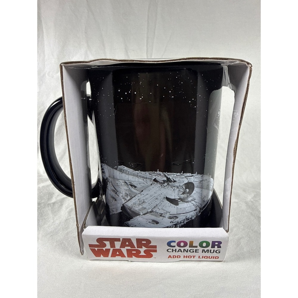 Star Wars Millennium Falcon Color Change Mug Zak Designs Han Solo Hyperspace New - Picture 4 of 4